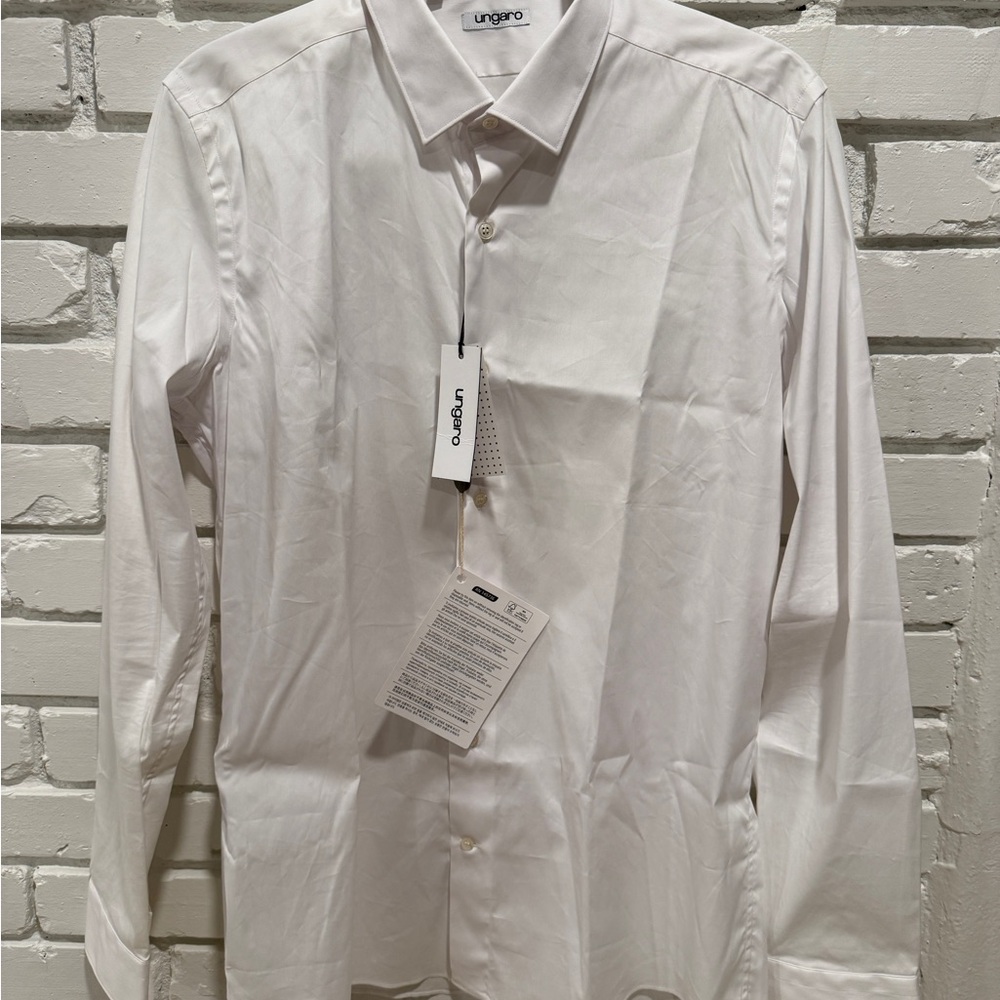 Emanuel Ungaro Classic White Dress Shirt |size 16/41